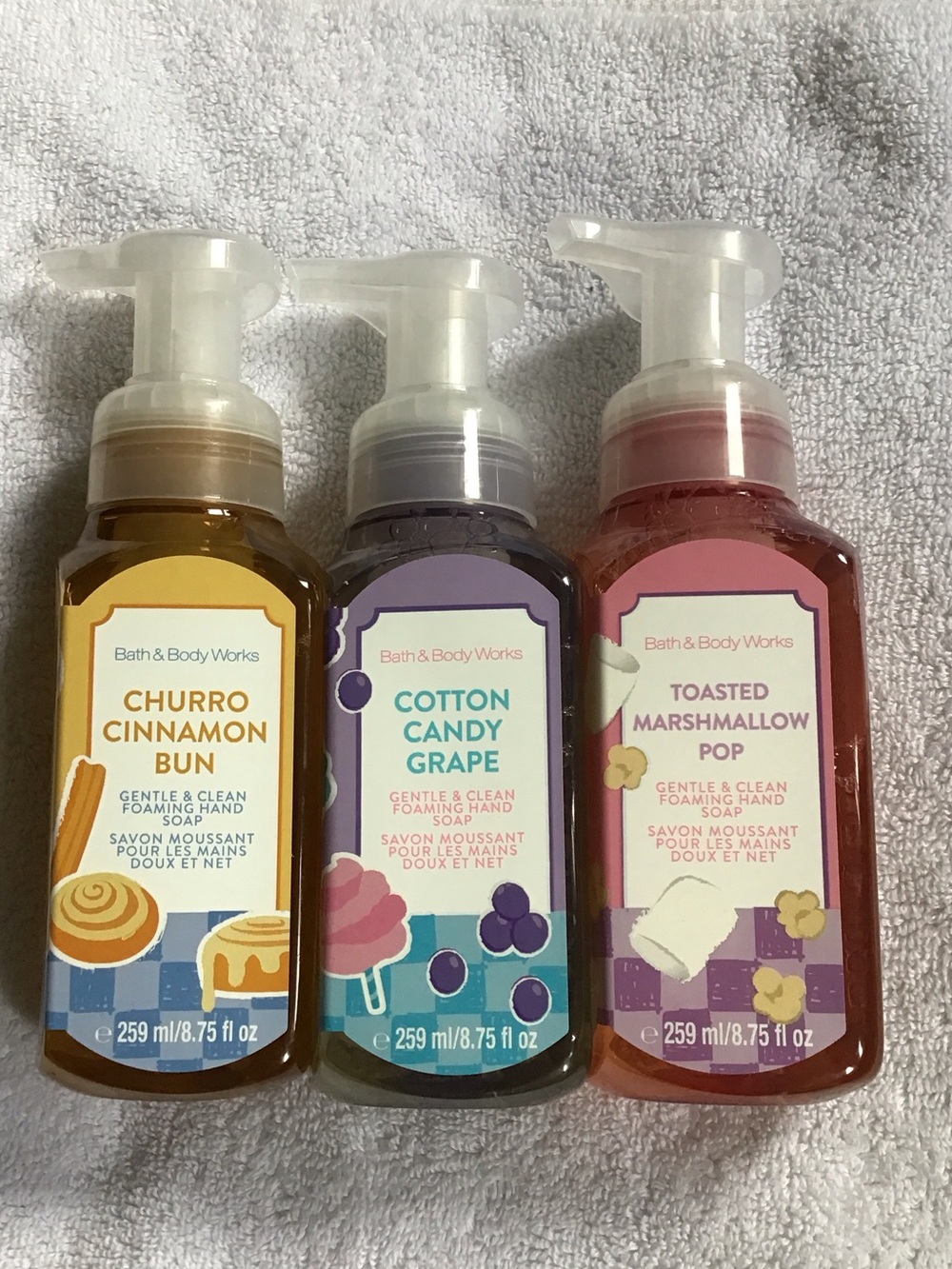 Bundle of 3 Bath & Body Works foaming hand soap